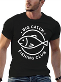 Big Catch Fishing Club Graphic T-Shirt