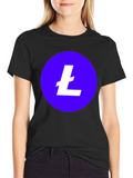 Litecoin Crypto T-Shirt - Black