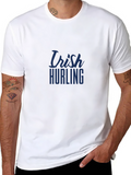 Irish Hurling Graphic T-Shirt - Black