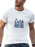 Irish Hurling Graphic T-Shirt - Black