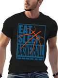 Eat Sleep Basketball Graphic Tee