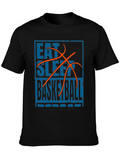 Eat Sleep Basketball Graphic Tee