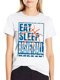 Eat Sleep Basketball Graphic Tee