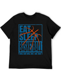 Eat Sleep Basketball Graphic Tee