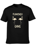 Flamingo Gang T-Shirt - Novelty Tee