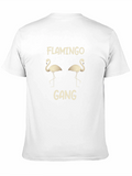 Flamingo Gang T-Shirt - Novelty Tee