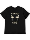 Flamingo Gang T-Shirt - Novelty Tee