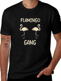 Flamingo Gang T-Shirt - Novelty Tee