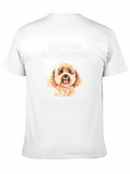 Toy Poodle Suspicious Silence Graphic T-Shirt