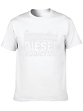 Diesel Addiction Flag Graphic Black T-Shirt