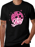 Retro Big Disco Ball Graphic T-Shirt