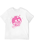 Retro Big Disco Ball Graphic T-Shirt