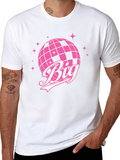 Retro Big Disco Ball Graphic T-Shirt