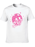 Retro Big Disco Ball Graphic T-Shirt