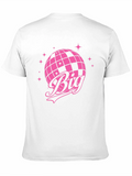 Retro Big Disco Ball Graphic T-Shirt