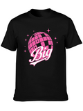 Retro Big Disco Ball Graphic T-Shirt