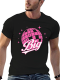 Retro Big Disco Ball Graphic T-Shirt