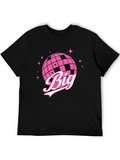 Retro Big Disco Ball Graphic T-Shirt