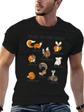 Foxes of the World Graphic T-Shirt