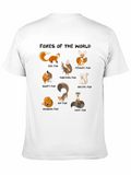 Foxes of the World Graphic T-Shirt