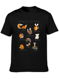 Foxes of the World Graphic T-Shirt