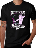 Bustin Scales in Ponytails Graphic Tee