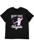 Bustin Scales in Ponytails Graphic Tee
