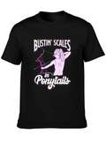 Bustin Scales in Ponytails Graphic Tee