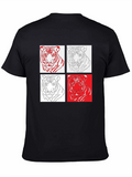 Tiger Art Graphic Black T-Shirt