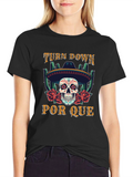 Turn Down Por Que Graphic Tee