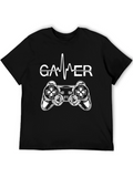 Gamer Heartbeat Controller T-Shirt - Black