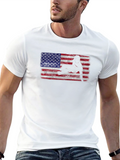 American Flag Trucker T-Shirt