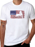 American Flag Trucker T-Shirt