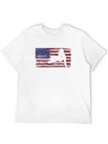 American Flag Trucker T-Shirt