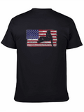 American Flag Trucker T-Shirt