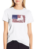 American Flag Trucker T-Shirt