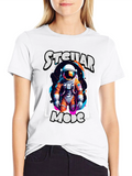 Stellar Mode Astronaut Graphic T-Shirt