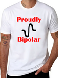 Proudly Bipolar Graphic Tee - Black