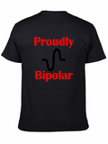 Proudly Bipolar Graphic Tee - Black
