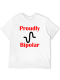 Proudly Bipolar Graphic Tee - Black