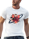 Cosmic Bulldog Graphic T-Shirt