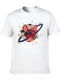 Cosmic Bulldog Graphic T-Shirt