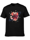 Cosmic Bulldog Graphic T-Shirt