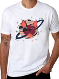 Cosmic Bulldog Graphic T-Shirt