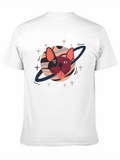 Cosmic Bulldog Graphic T-Shirt