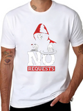 No Requests DJ Graphic T-Shirt - Black