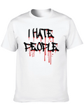 I HATE PEOPLE Graphic Tee - Black