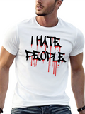 I HATE PEOPLE Graphic Tee - Black