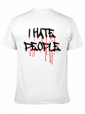 I HATE PEOPLE Graphic Tee - Black