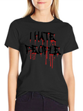 I HATE PEOPLE Graphic Tee - Black